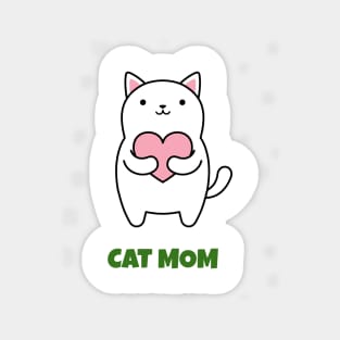 Cat Mom By LAMAJ Sticker